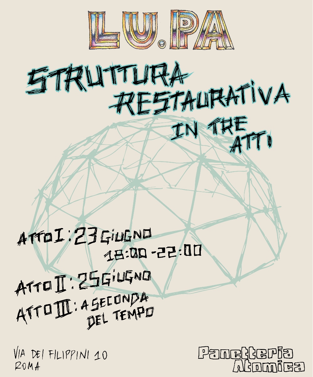 Struttura Restaurativa in Tre Atti  Atto I: Bollenti Spiriti